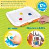 imageCrayola Mess Free Finger Painting Station Washable Finger Paint for Toddlers Arts ampamp Crafts Set Sensory Activity Art Travel Toy Gift for Toddlers 11 Count Pack of 1