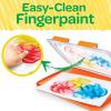 imageCrayola Mess Free Finger Painting Station Washable Finger Paint for Toddlers Arts ampamp Crafts Set Sensory Activity Art Travel Toy Gift for Toddlers 11 Count Pack of 1