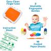 imageCrayola Mess Free Finger Painting Station Washable Finger Paint for Toddlers Arts ampamp Crafts Set Sensory Activity Art Travel Toy Gift for Toddlers 11 Count Pack of 1