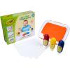 imageCrayola Mess Free Finger Painting Station Washable Finger Paint for Toddlers Arts ampamp Crafts Set Sensory Activity Art Travel Toy Gift for Toddlers 11 Count Pack of 1