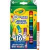 imageCrayola Pip Squeaks Skinnies Washable Marker Set 16ct Mini Markers for Toddlers Thin Coloring Supplies for Kids Toddler Back to School Essentials1 Count Pack of 2