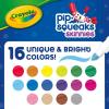 imageCrayola Pip Squeaks Skinnies Washable Marker Set 16ct Mini Markers for Toddlers Thin Coloring Supplies for Kids Toddler Back to School Essentials1 Count Pack of 1