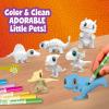 imageCrayola Scribble Scrubbie Peculiar Pets Washable Pet Grooming Toy Set for Kids DIY Toddler Arts ampamp Crafts Gifts for Girls ampamp Boys Ages 3Dinosaur Glow
