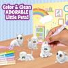 imageCrayola Scribble Scrubbie Pets Spray Boutique Airbrush Art Set for Kids DIY Crafts for Toddlers Kids Toys Gifts for Girls ampamp Boys Ages 3Baby Pets