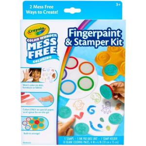 imageCrayola Color Wonder Gabbys Dollhouse Activity Kit Mess Free Coloring Set for Toddlers Travel Activities Toddler Toys Gifts for Girls ampamp BoysFingerpaint  Stamper Kit