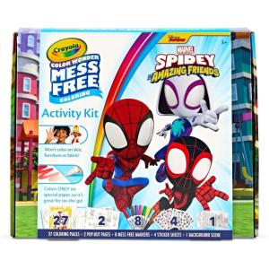 imageCrayola Color Wonder Gabbys Dollhouse Activity Kit Mess Free Coloring Set for Toddlers Travel Activities Toddler Toys Gifts for Girls ampamp BoysSpidey Activity Kit