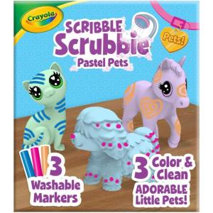 imageCrayola Scribble Scrubbie Pets Spray Boutique Airbrush Art Set for Kids DIY Crafts for Toddlers Kids Toys Gifts for Girls ampamp Boys Ages 3Pastel Pets