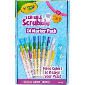 imageCrayola Scribble Scrubbie Pets Spray Boutique Airbrush Art Set for Kids DIY Crafts for Toddlers Kids Toys Gifts for Girls ampamp Boys Ages 3Refill Markers