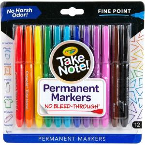 imageCrayola Take Note Dry Erase Markers for School 12ct Chisel Tip Whiteboard Markers Teacher Classroom Must Haves Back to School Essentials Low OdorPermanent Marker