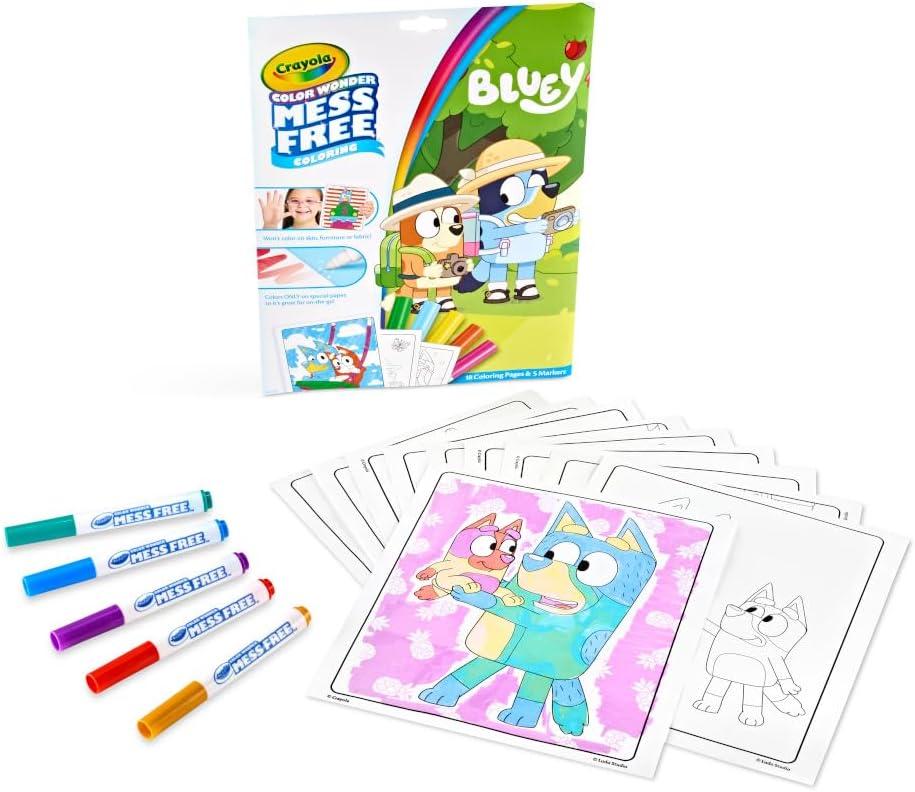imageCrayola Baby Shark Color Wonder Pages Mess Free Coloring for Toddlers Coloring Activity Travel Activities Toddler Toys ampamp Gifts 3Bluey Coloring Book