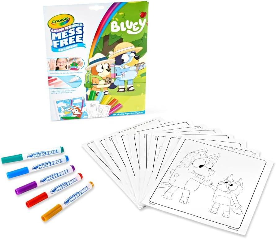 imageCrayola Baby Shark Color Wonder Pages Mess Free Coloring for Toddlers Coloring Activity Travel Activities Toddler Toys ampamp Gifts 3Bluey Coloring Book