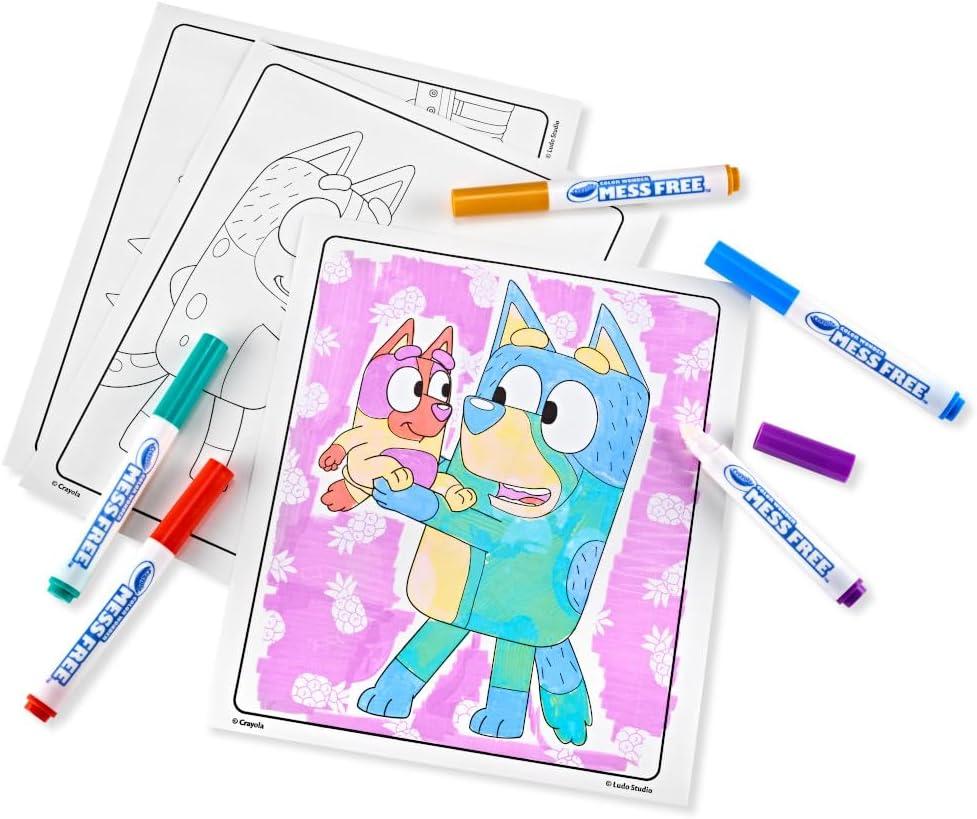 imageCrayola Baby Shark Color Wonder Pages Mess Free Coloring for Toddlers Coloring Activity Travel Activities Toddler Toys ampamp Gifts 3Bluey Coloring Book