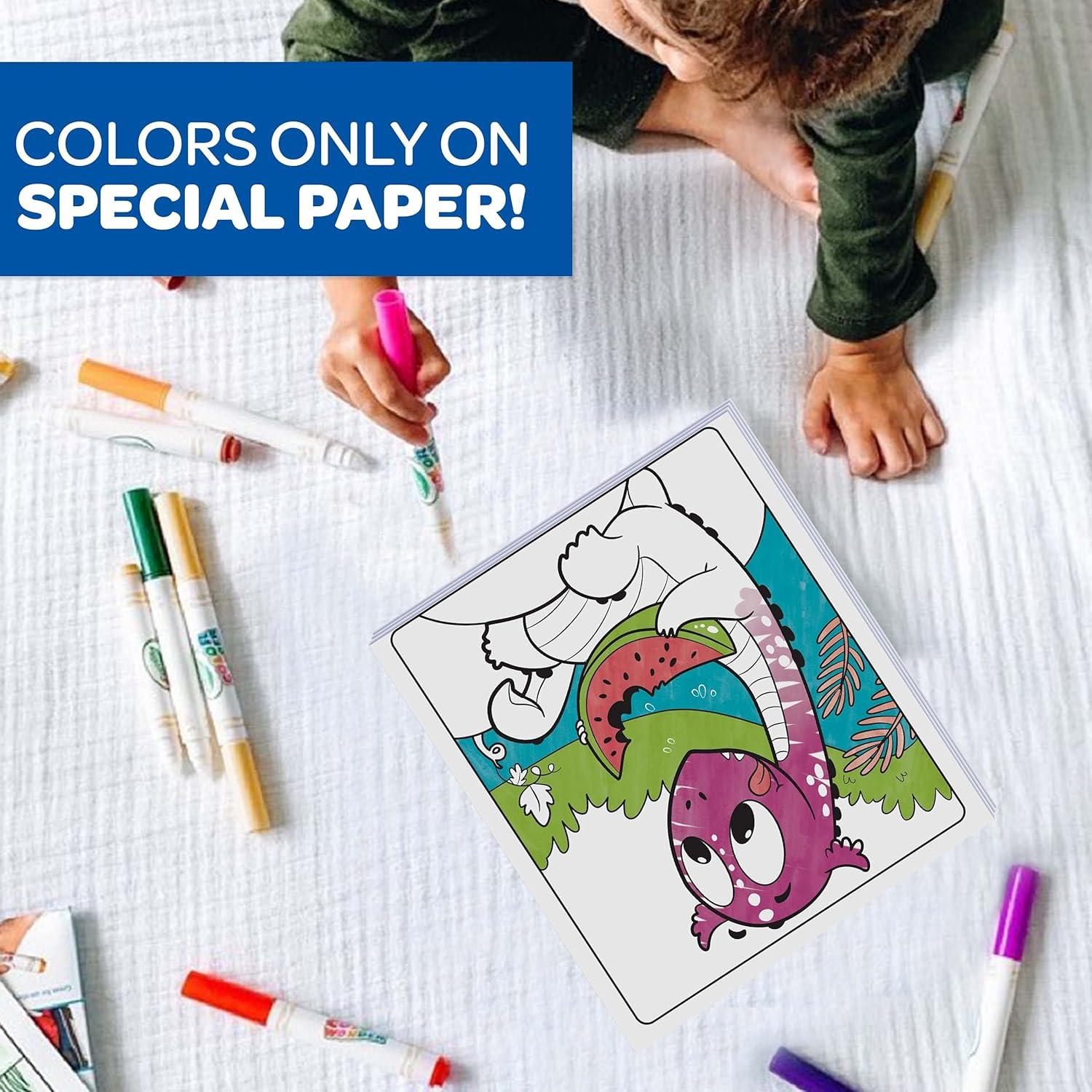 imageCrayola Baby Shark Color Wonder Pages Mess Free Coloring for Toddlers Coloring Activity Travel Activities Toddler Toys ampamp Gifts 3Prehistoric Pals