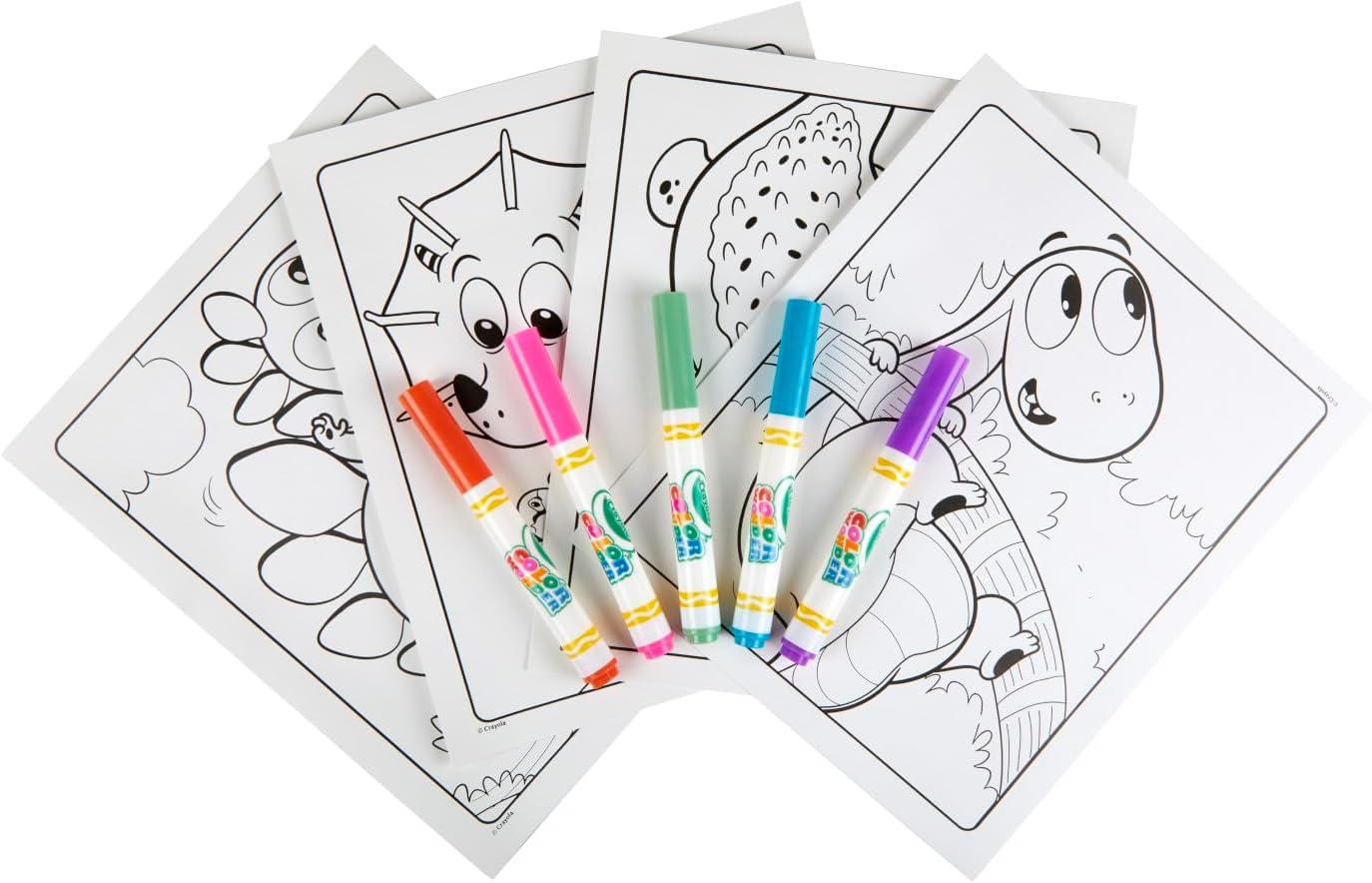 imageCrayola Baby Shark Color Wonder Pages Mess Free Coloring for Toddlers Coloring Activity Travel Activities Toddler Toys ampamp Gifts 3Prehistoric Pals