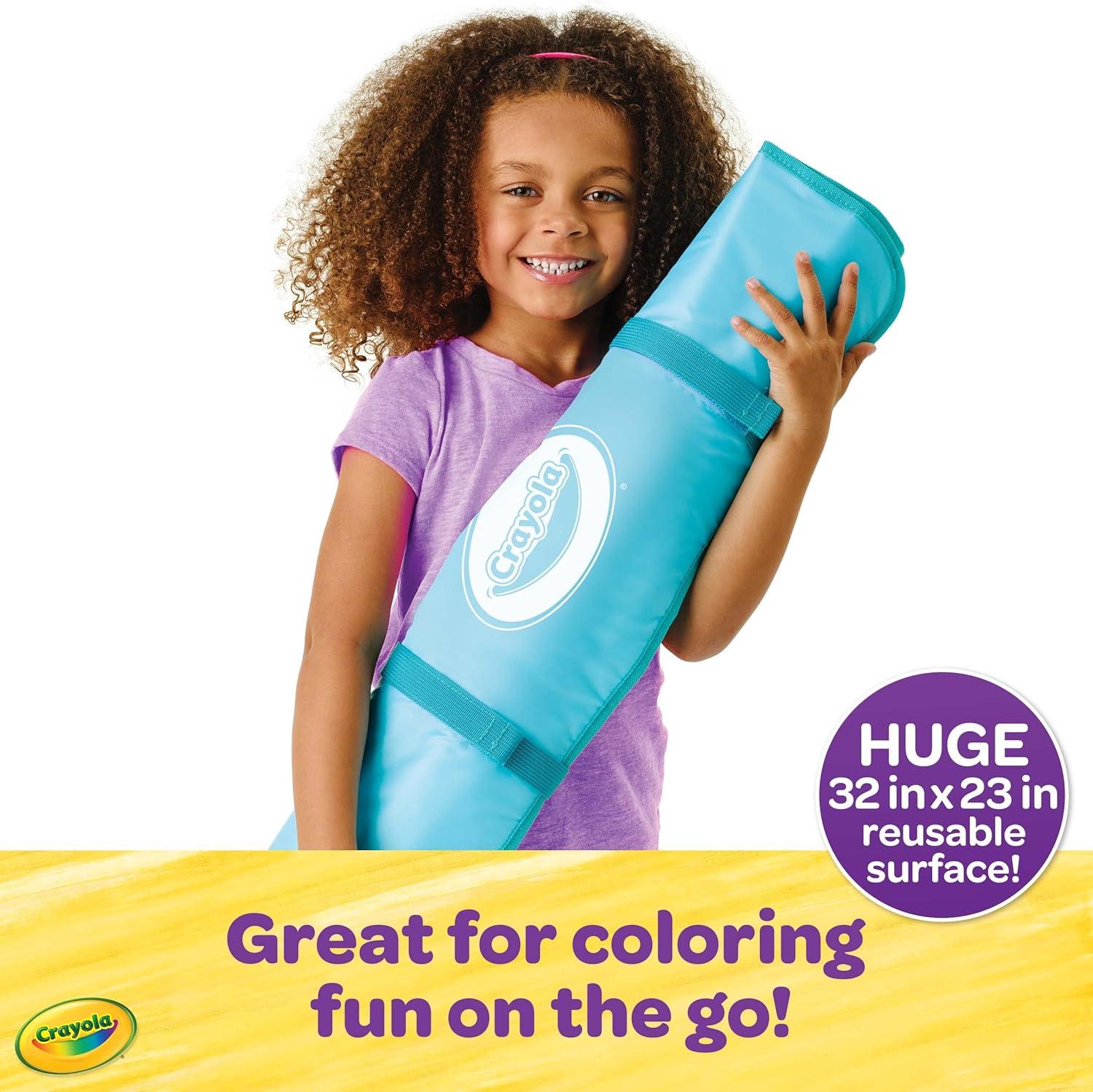 imageCrayola Color ampamp Erase Drawing Board for Kids Travel Coloring Kit Drawing Toy Toddler Coloring Set Gift for Kids 3Activity Mat
