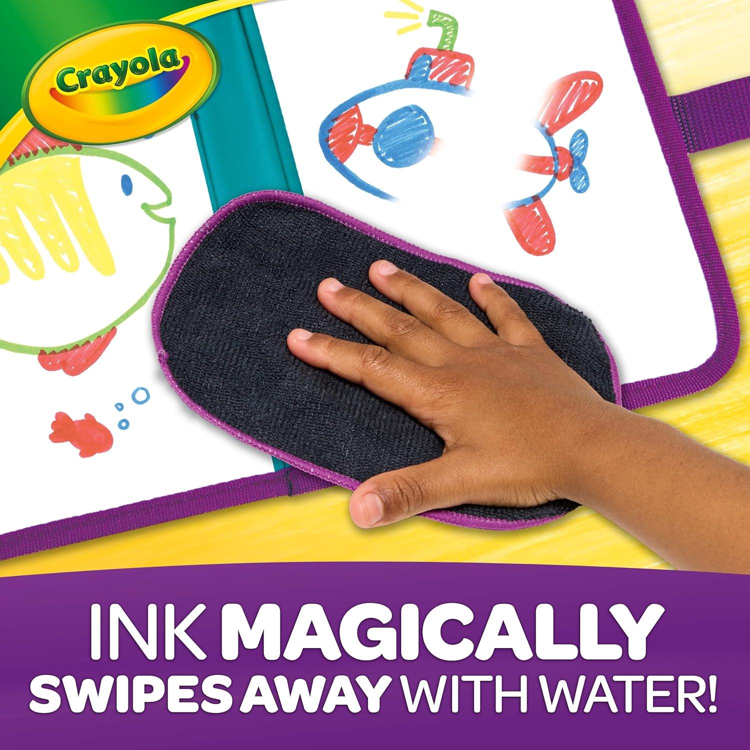 imageCrayola Color ampamp Erase Drawing Board for Kids Travel Coloring Kit Drawing Toy Toddler Coloring Set Gift for Kids 3Travel Board