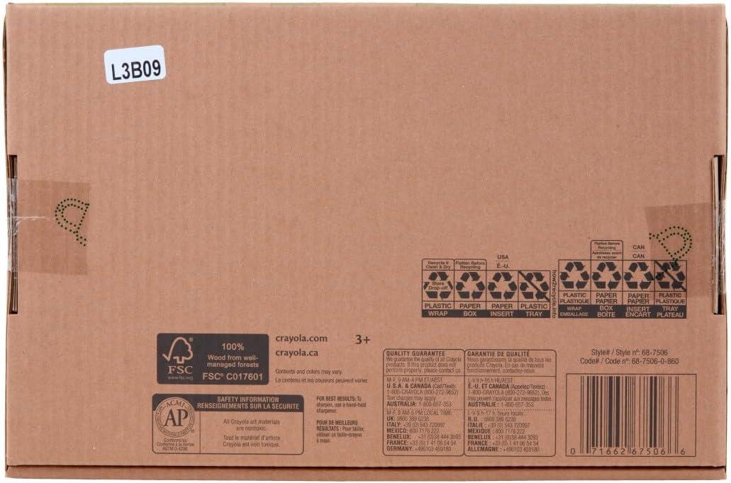 imageCrayola Colored Pencils Classpack 240ct Must Have Classroom Supplies for Teachers Bulk Colored Pencils for School 12 Colors Back to School Essentials