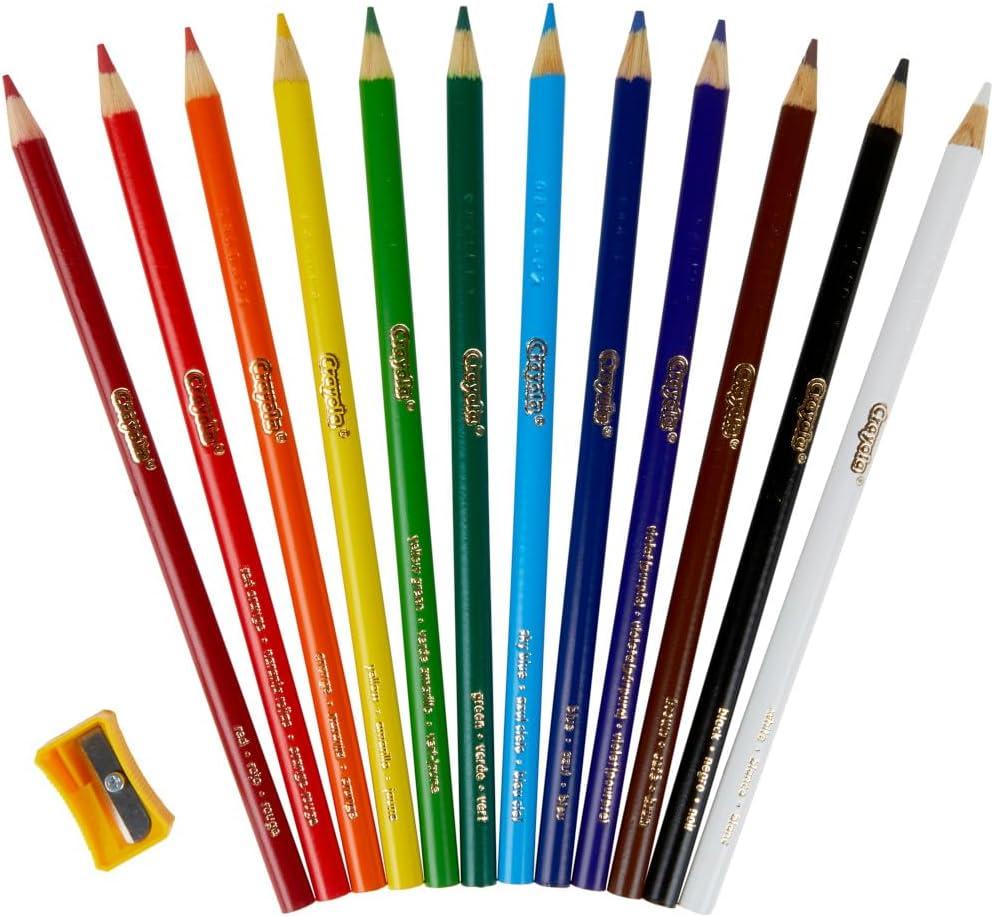 imageCrayola Colored Pencils Classpack 240ct Must Have Classroom Supplies for Teachers Bulk Colored Pencils for School 12 Colors Back to School Essentials