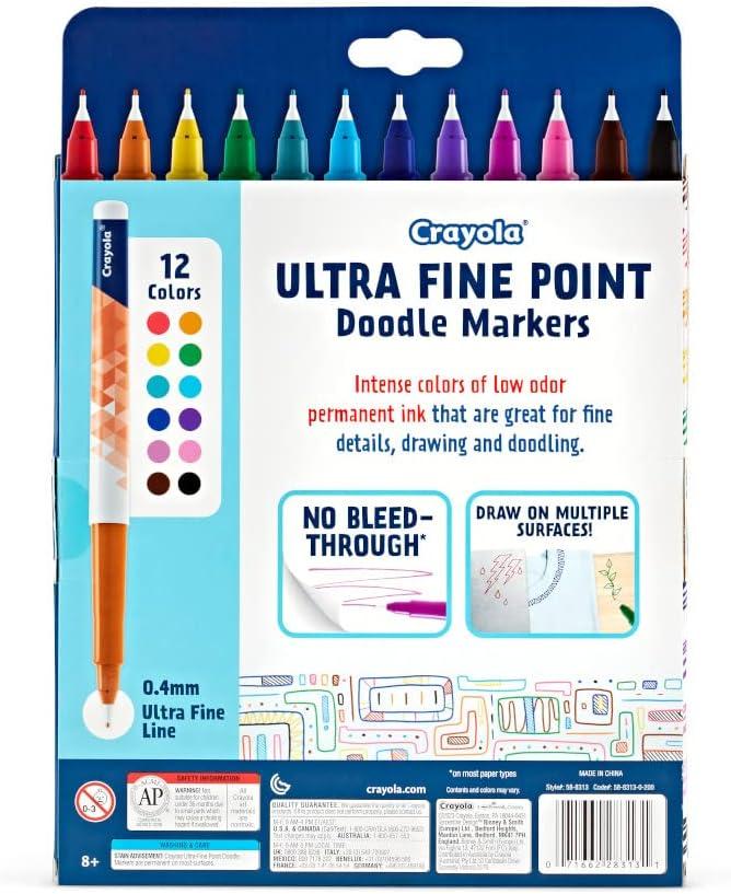 imageCrayola Dual Chisel Tip ampamp Brush Markers 12ct Markers for Adults Art Marker Set Coloring Supplies Gifts for Teens ampamp Adults1 Count Pack of 1