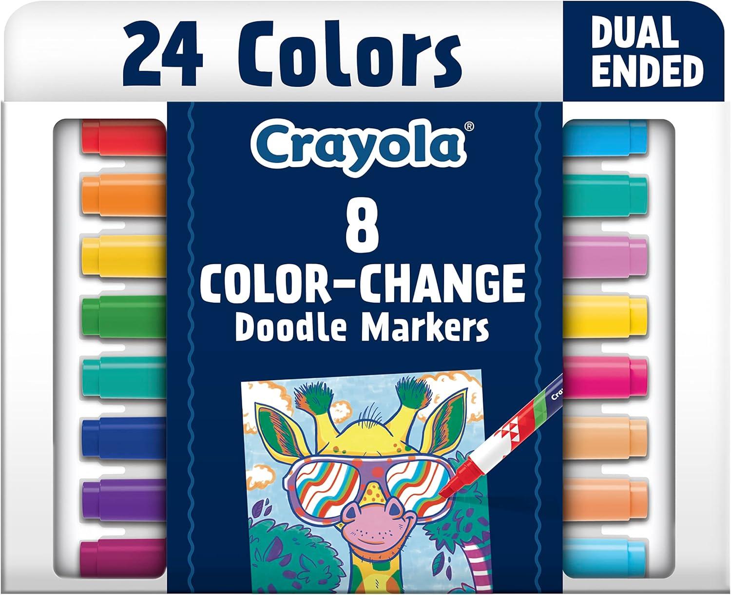 imageCrayola Dual Chisel Tip ampamp Brush Markers 12ct Markers for Adults Art Marker Set Coloring Supplies Gifts for Teens ampamp Adults1 Count Pack of 1