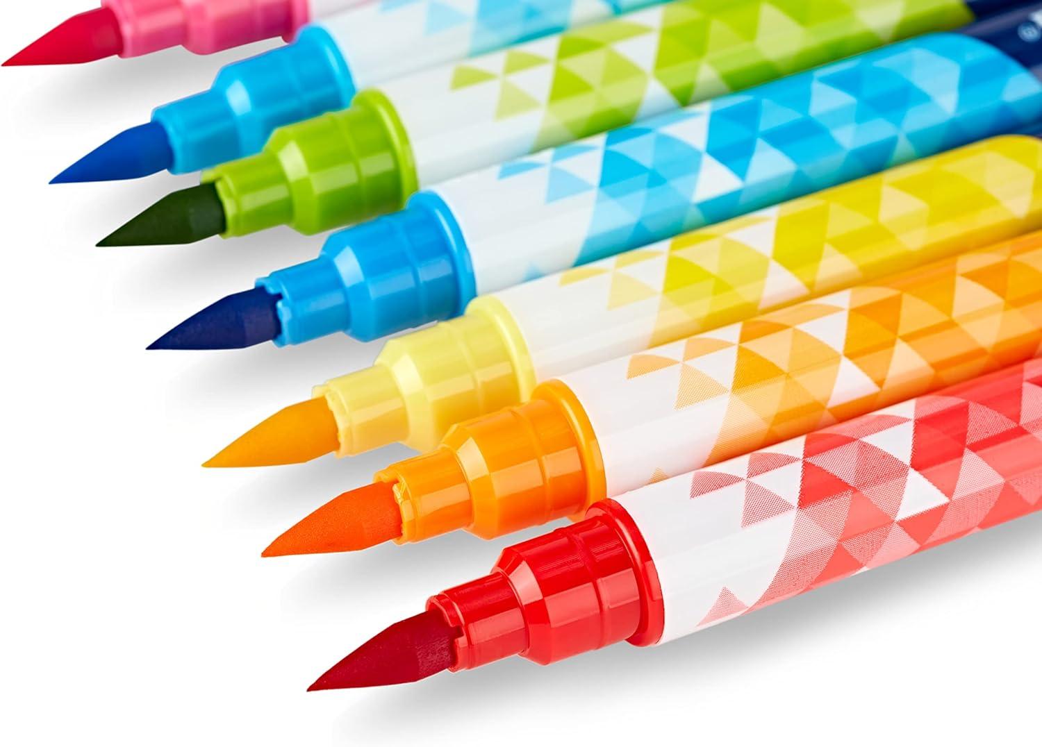 imageCrayola Dual Chisel Tip ampamp Brush Markers 12ct Markers for Adults Art Marker Set Coloring Supplies Gifts for Teens ampamp Adults1 Count Pack of 1