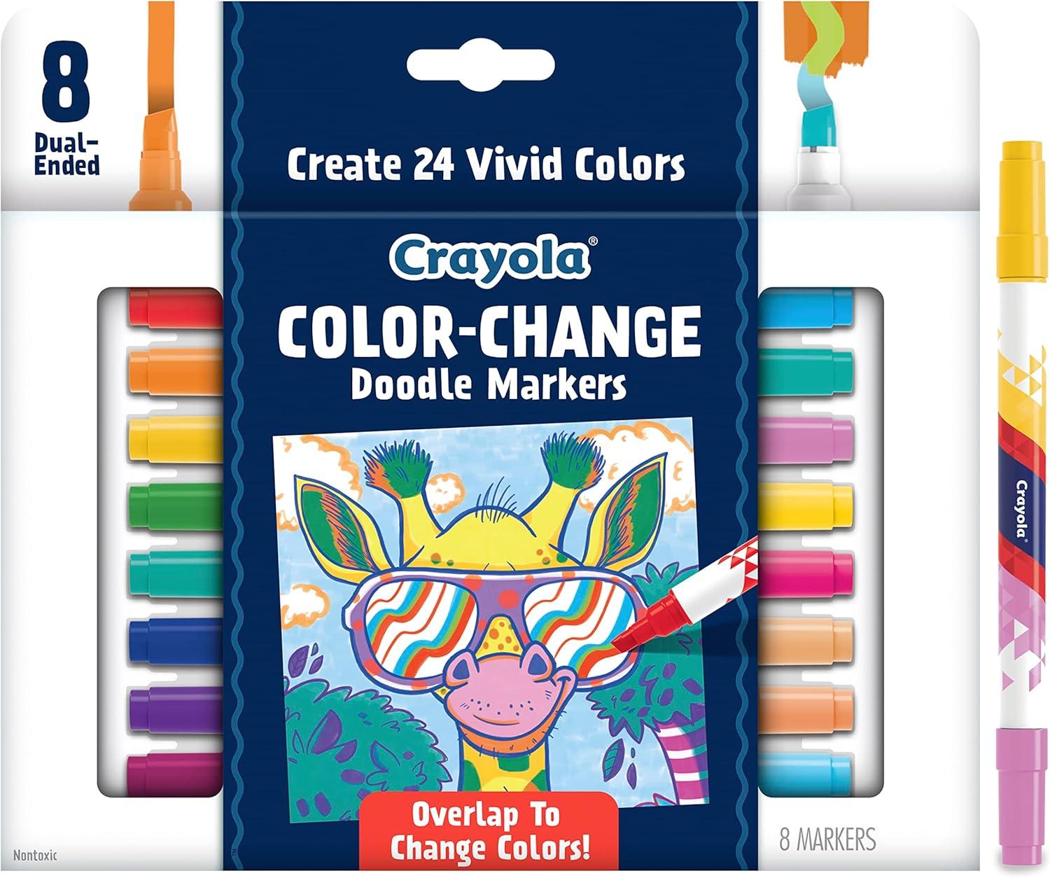 imageCrayola Dual Chisel Tip ampamp Brush Markers 12ct Markers for Adults Art Marker Set Coloring Supplies Gifts for Teens ampamp Adults1 Count Pack of 1