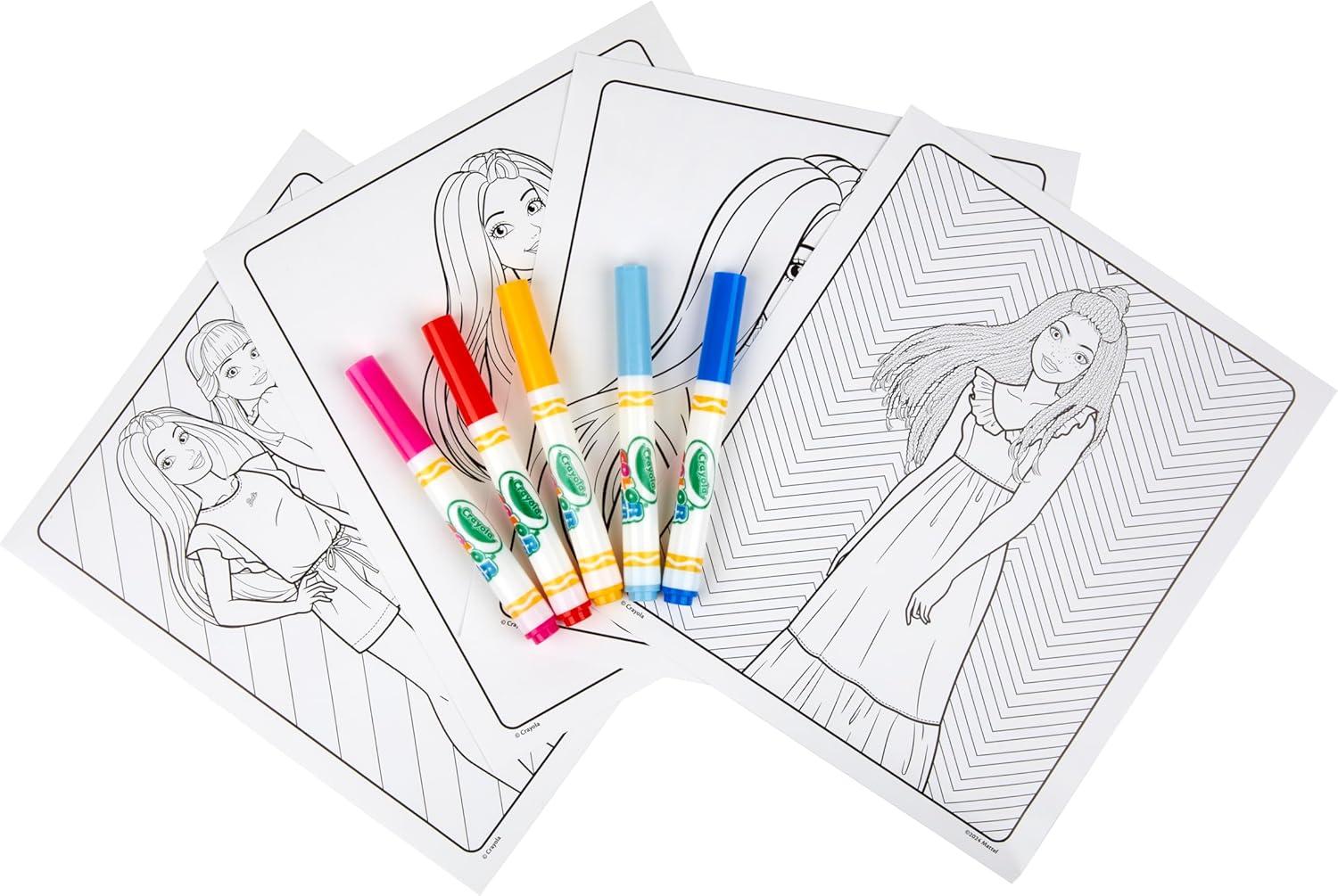 imageCrayola Frozen Color Wonder Coloring Set 18 Mess Free Frozen Coloring Pages for Toddlers Frozen Toys for Kids Toddler GiftsBarbie