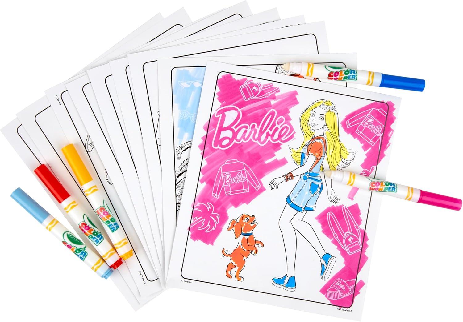 imageCrayola Frozen Color Wonder Coloring Set 18 Mess Free Frozen Coloring Pages for Toddlers Frozen Toys for Kids Toddler GiftsBarbie