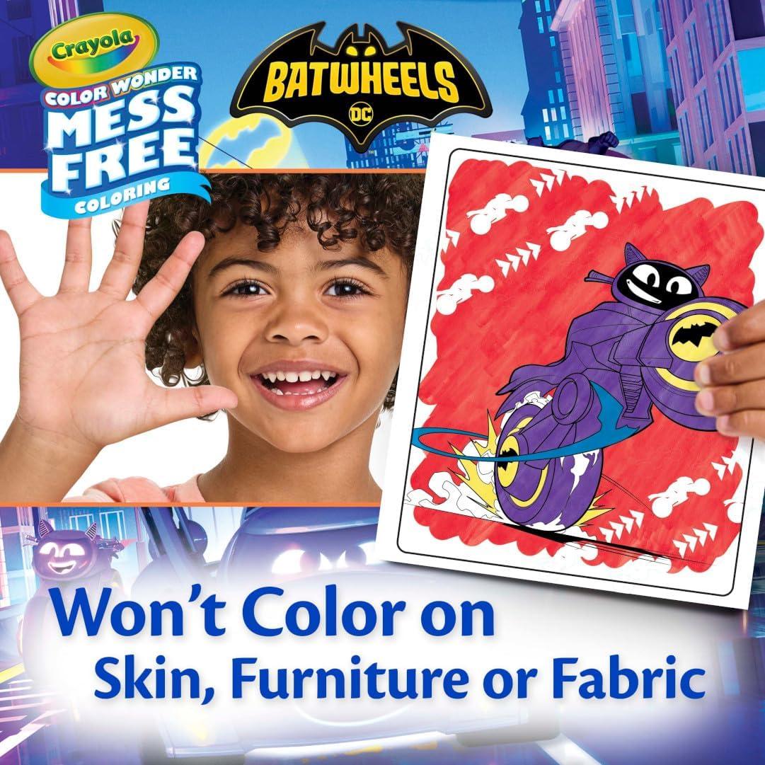 imageCrayola Frozen Color Wonder Coloring Set 18 Mess Free Frozen Coloring Pages for Toddlers Frozen Toys for Kids Toddler GiftsBat Wheels