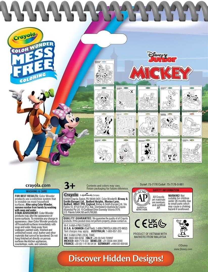 imageCrayola Frozen Color Wonder Coloring Set 18 Mess Free Frozen Coloring Pages for Toddlers Frozen Toys for Kids Toddler GiftsDisney Bundle