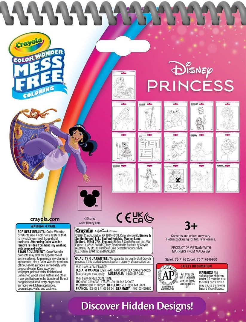 imageCrayola Frozen Color Wonder Coloring Set 18 Mess Free Frozen Coloring Pages for Toddlers Frozen Toys for Kids Toddler GiftsDisney Bundle
