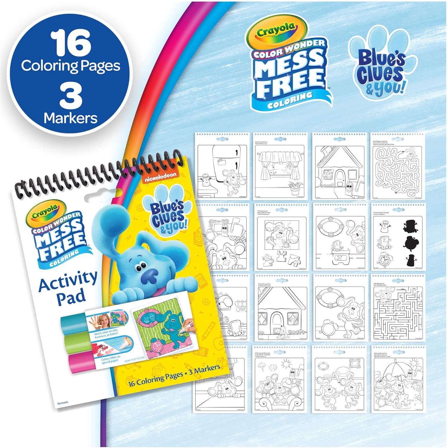 imageCrayola Nickelodeon Color Wonder Bundle 3 Pack Mess Free Coloring Set for Kids Activity Pads ampamp Markers Gifts for Toddlers 3