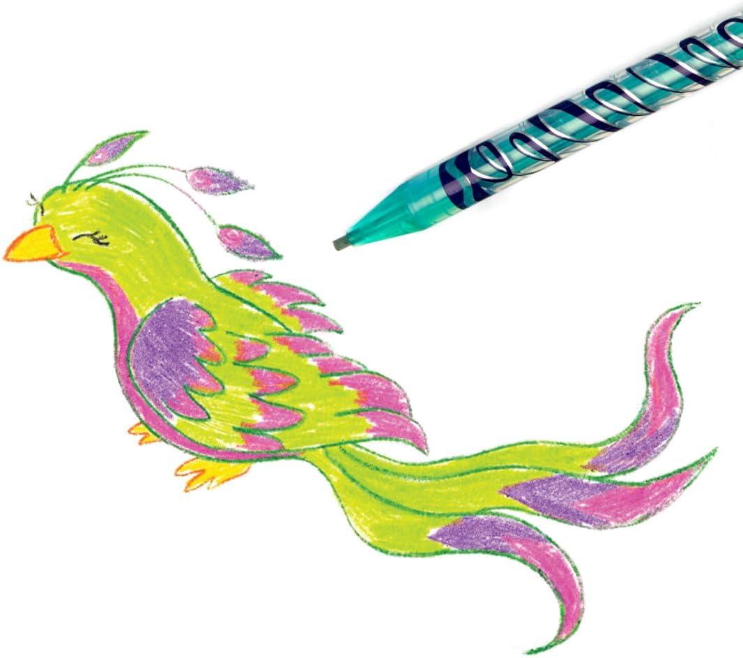 imageCrayola PipSqueaks Washable Marker Set 65ct Coloring Set Art Supplies for Kids Drawing Kit Kids Travel Activity Craft Essentials 4Twistable Colored Pencils