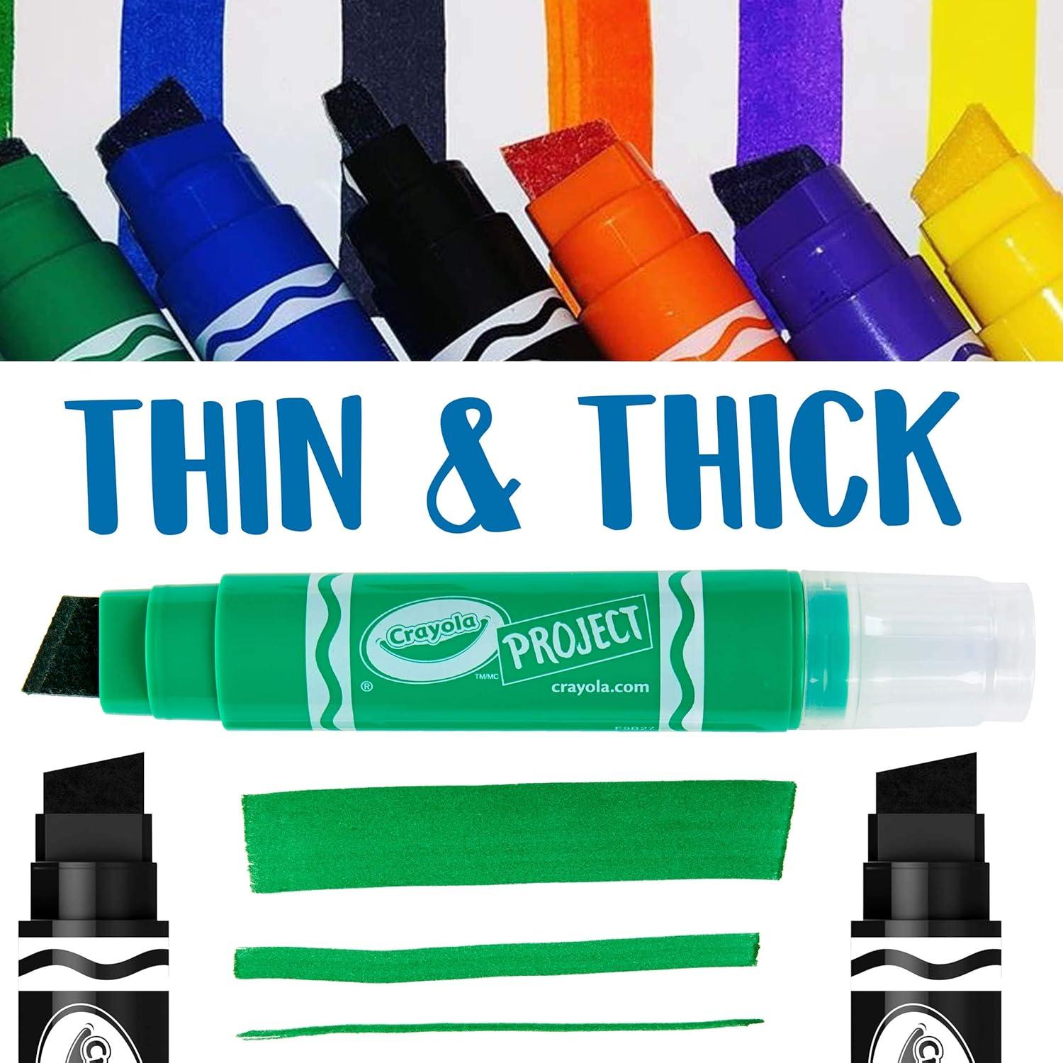 imageCrayola XL Poster Markers Assorted Classic Colors School Supplies 4 CountClassic