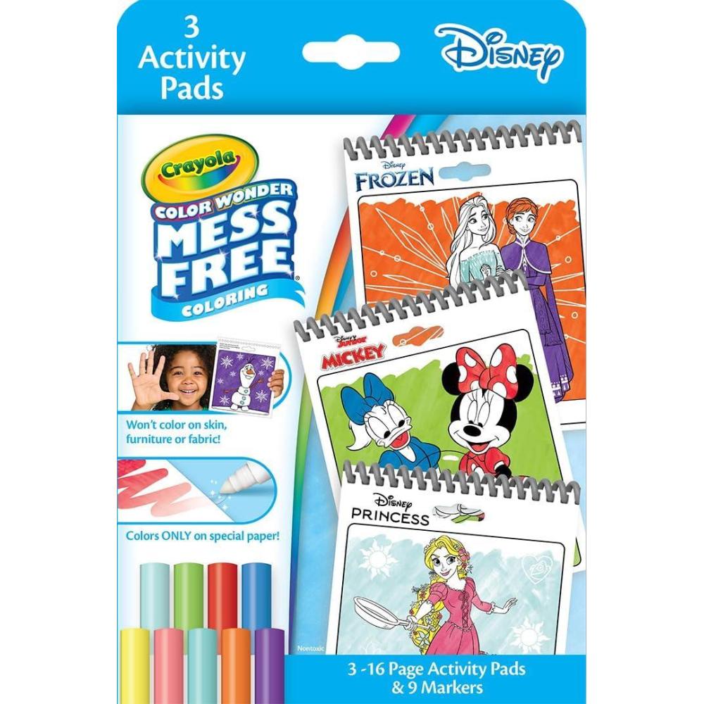 imageCrayola Frozen Color Wonder Coloring Set 18 Mess Free Frozen Coloring Pages for Toddlers Frozen Toys for Kids Toddler GiftsDisney Bundle