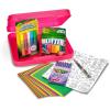 imageCrayola All That Glitters Art Case 50pcs Glitter Crayons ampamp Coloring Supplies Kids Art Set Gifts for Girls ampamp Boys Ages 5