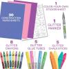 imageCrayola All That Glitters Art Case 50pcs Glitter Crayons ampamp Coloring Supplies Kids Art Set Gifts for Girls ampamp Boys Ages 5
