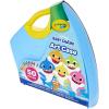 imageCrayola Baby Shark Art Set 50 Pieces Gift for Kids 3 4 5 6 7