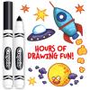 imageCrayola Broad Line Markers  Black 12ct Markers for Kids Bulk School Supplies for Teachers Nontoxic Marker Refill with Reusable BoxBlack