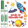 imageCrayola Broad Line Markers  Black 12ct Markers for Kids Bulk School Supplies for Teachers Nontoxic Marker Refill with Reusable BoxGreen
