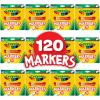 imageCrayola Broad Line Markers 12pk Bulk School Coloring Markers for Kids Teacher Classroom Must Haves Back to School Essential Supplies for Preschool ampamp Kindergarten10 Count Pack of 12