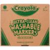 imageCrayola Broad Line Washable Markers  200ct 8 Colors Kids Bulk Classroom Art Markers for School Back to School Essentials Teacher Classroom Must HavesFine Line