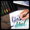 imageCrayola Brush ampamp Detail Dual Tip Marker Set 16 Markers 32 Colors Adult Coloring Markers Gifts for Teens ampamp AdultsBrush  Detail
