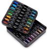 imageCrayola Brush ampamp Detail Dual Tip Marker Set 16 Markers 32 Colors Adult Coloring Markers Gifts for Teens ampamp AdultsSketch  Detail