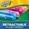 imageCrayola Clicks Retractable Tip Marker Set for Kids 10ct Markers For School Long Lasting Coloring Book Supplies No Dry Back to School Essentials 6Classics