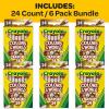 imageCrayola Colors of the World Markers  6 Pack 24ct Bulk Skin Tone Marker Set for Kids Art Marker Classroom Must Have Ages 31 Count Pack of 1