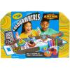 imageCrayola Colourwhirls Battle Arena Set DIY Gyro Spin Art Toy 4 Battling Spinning Tops for Kids Recess Toys ampamp Games Gift for Kids Ages 6