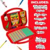 imageCrayola Create N Carry Art Set 75pcs 2in1 Lap Desk ampamp Carrying Case Art Kit for Kids Crafts Drawing ampamp Coloring Supplies Travel Gifts for KidsCase 85 Piece