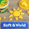 imageCrayola Dough  Purple 3lb Bulk Modeling Dough for Kids Clay Alternative Resealable Tub Ages 3 Great for Kids Arts ampamp CraftsYellow