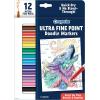 imageCrayola Dual Chisel Tip ampamp Brush Markers 12ct Markers for Adults Art Marker Set Coloring Supplies Gifts for Teens ampamp Adults1 Count Pack of 1